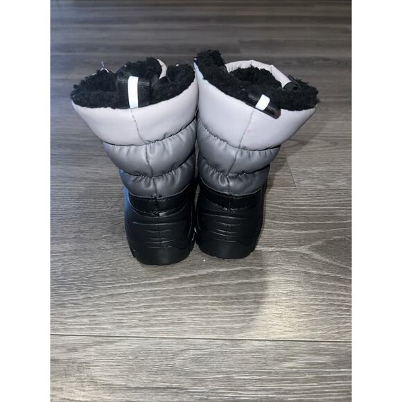 Members Mark Kids Sz. 9/10 Black Waterproof Insulated Snow Winter Boots Unisex - Picture 2 of 8